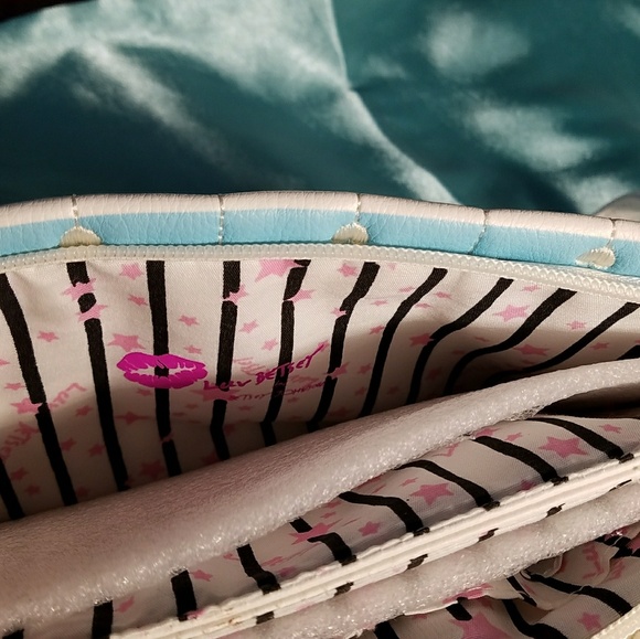 Luv Betsey Johnson Rainbow Clutch Wallet - Picture 5 of 7